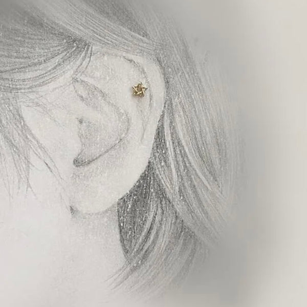 Piercing d’oreille MAG or jaune