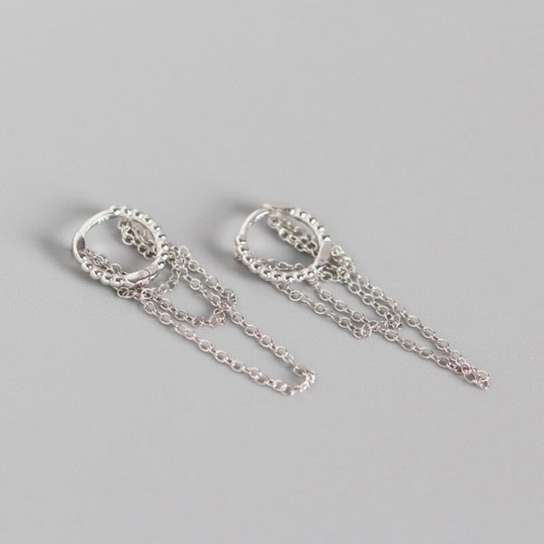 Boucles d’oreilles créoles HENA argent